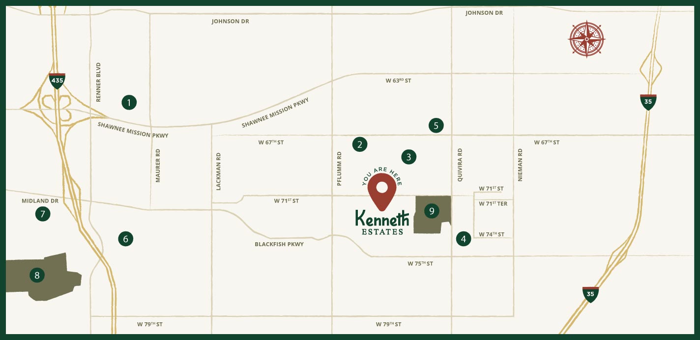 Map of Kenneth Estates