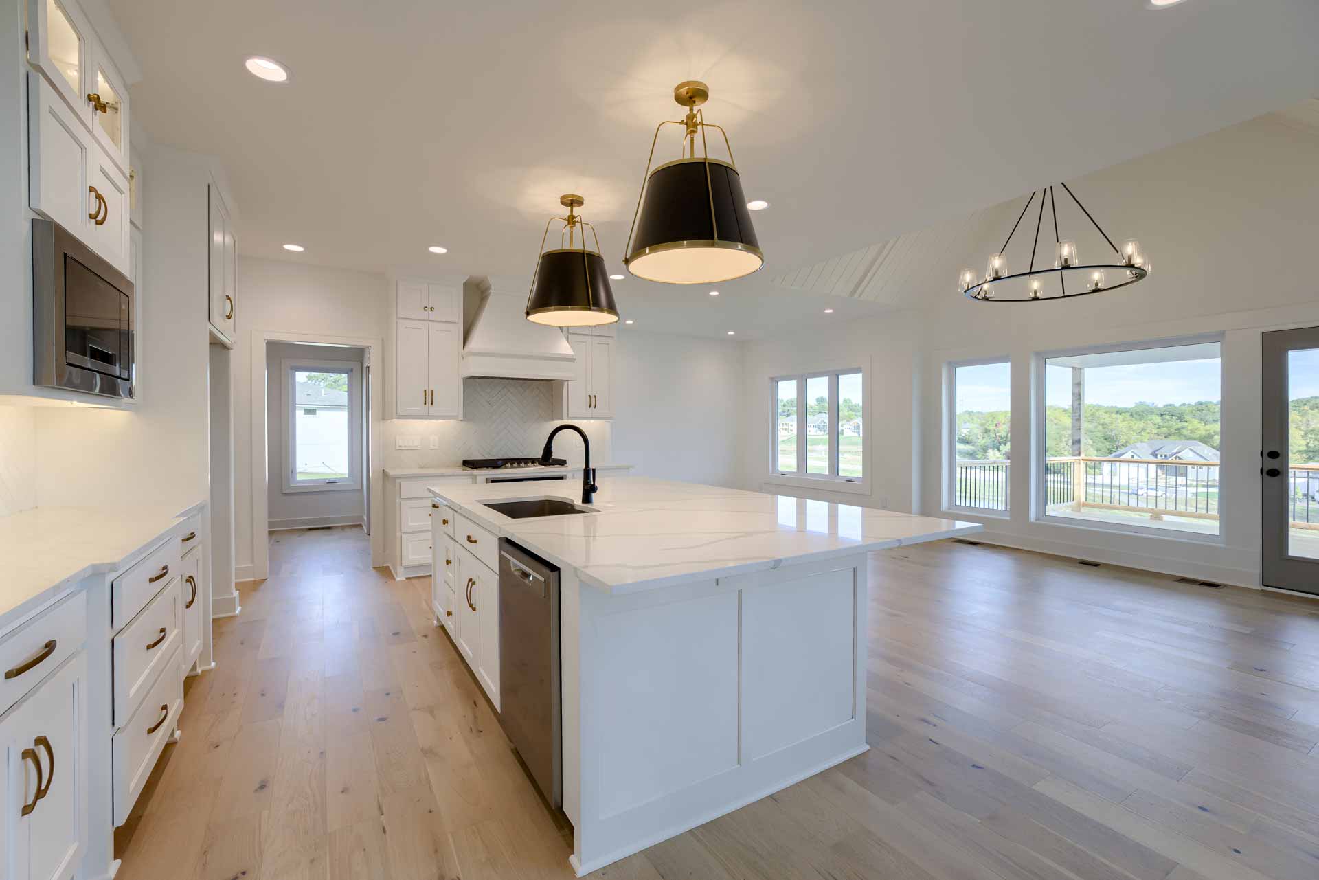 Kitchen with lots of natural light in Kenneth Estates home
